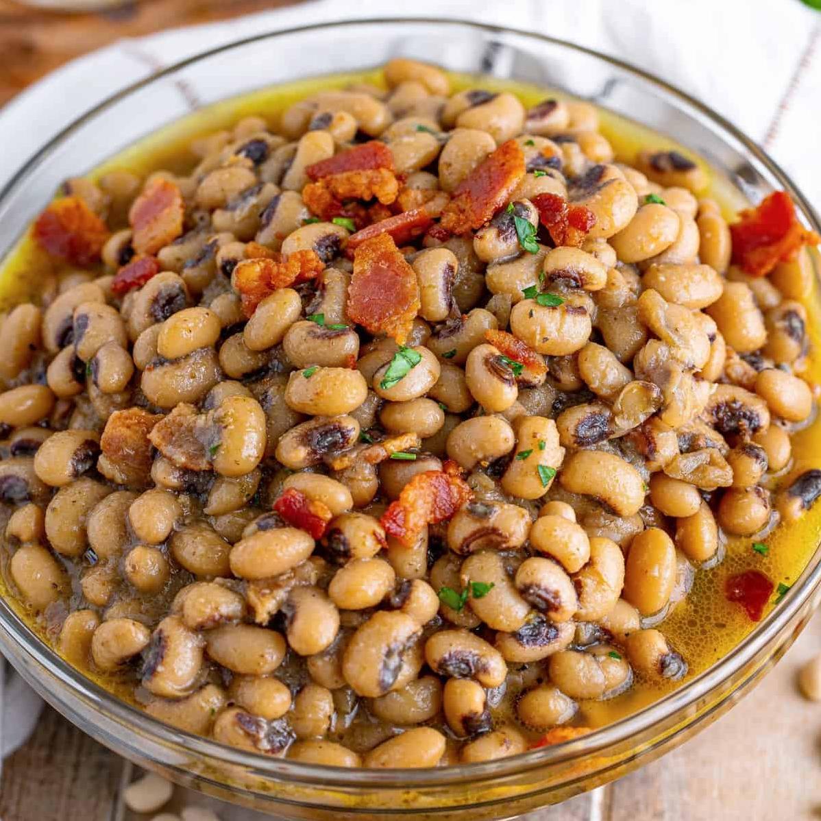  A bowl of steaming hot Southern Black-Eyed Peas is comfort food at its finest.