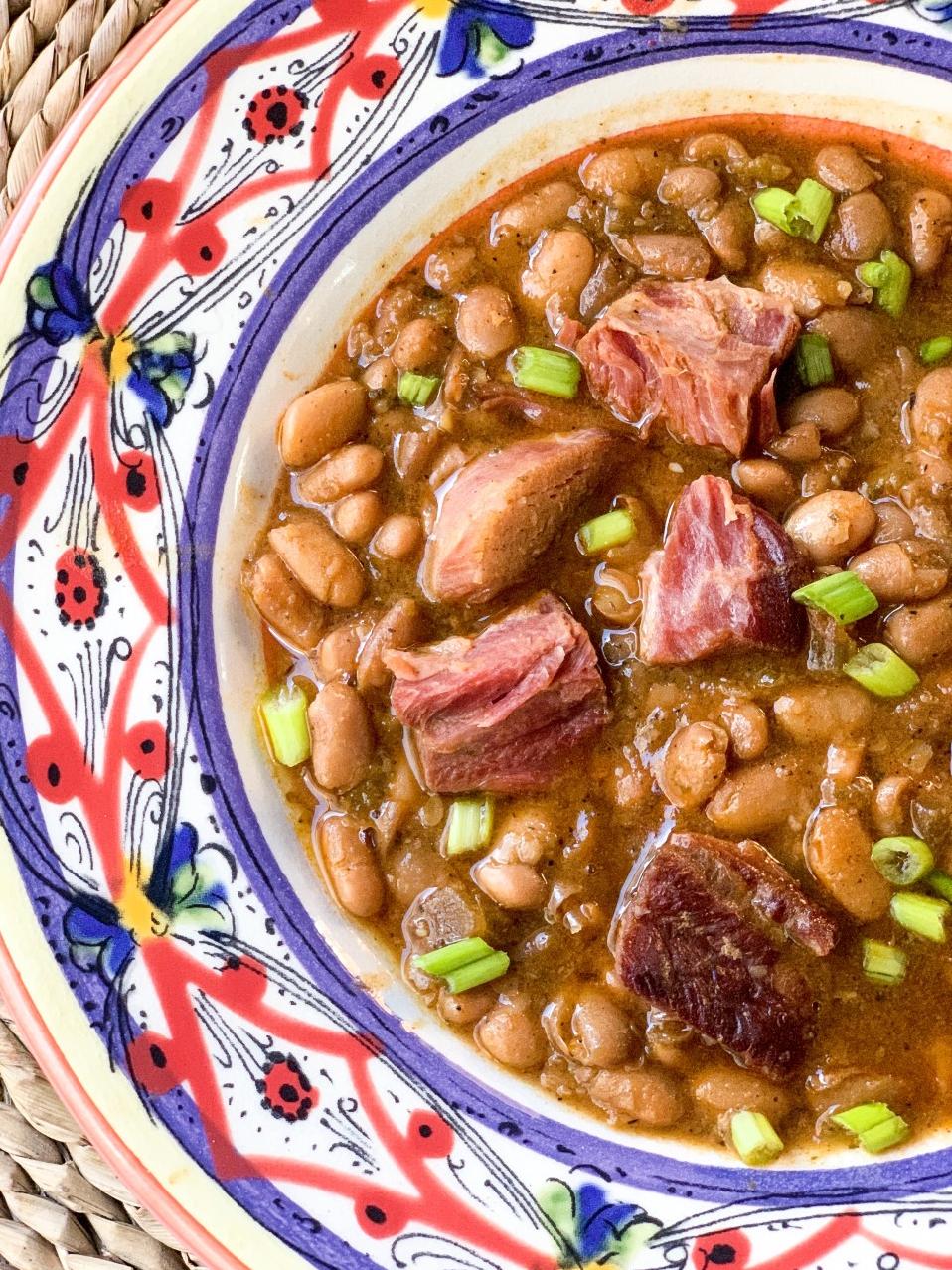  A classic Southern comfort: Pinto beans and ham hocks
