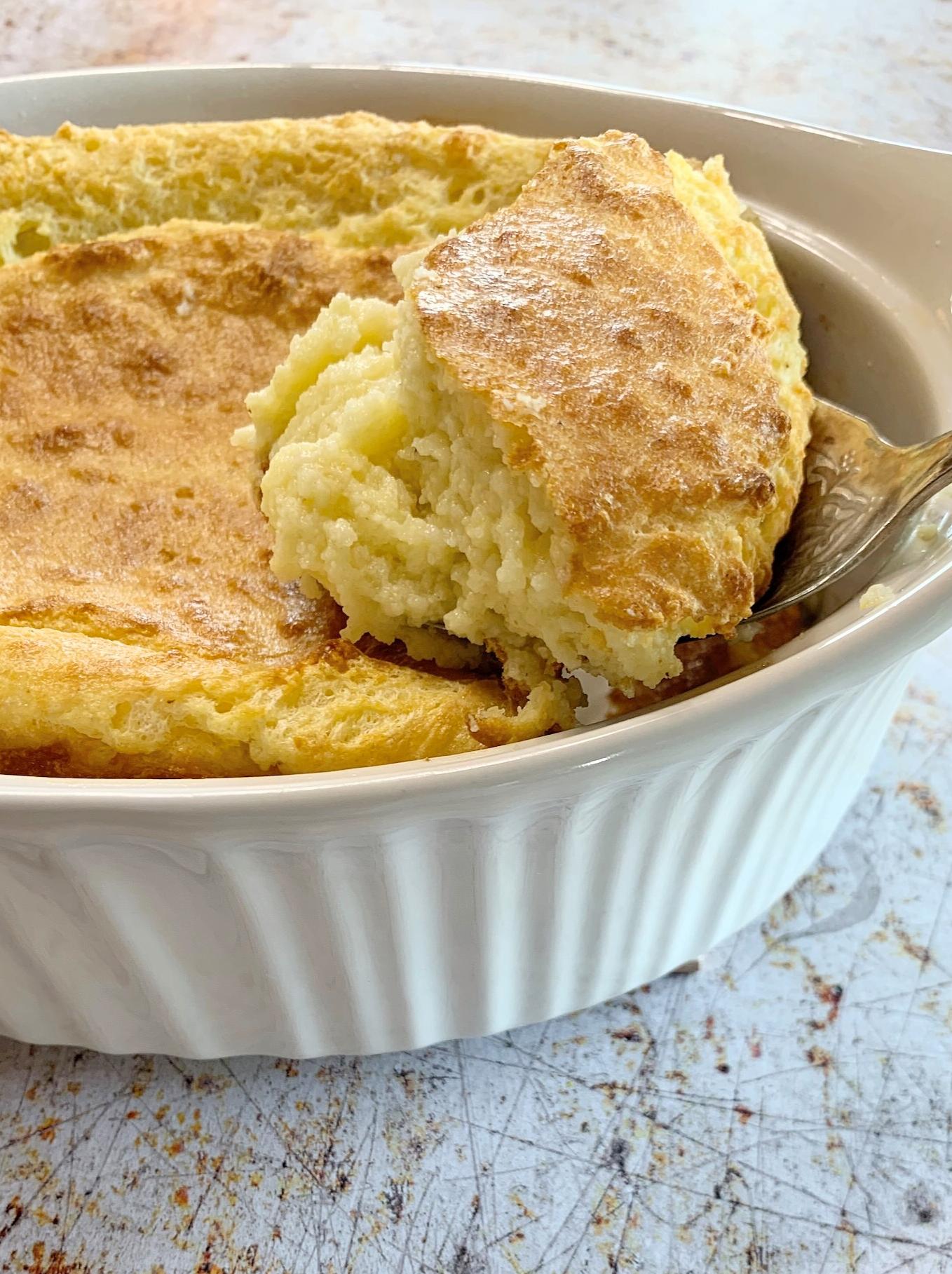  A golden, crispy crust and a soft, fluffy interior make this Spoon Bread a must-try!