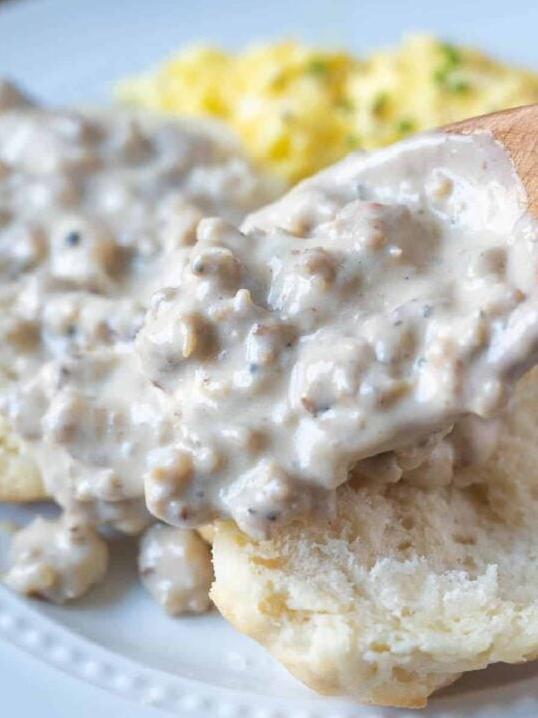  A hearty breakfast is guaranteed with this Southern Sausage Gravy.