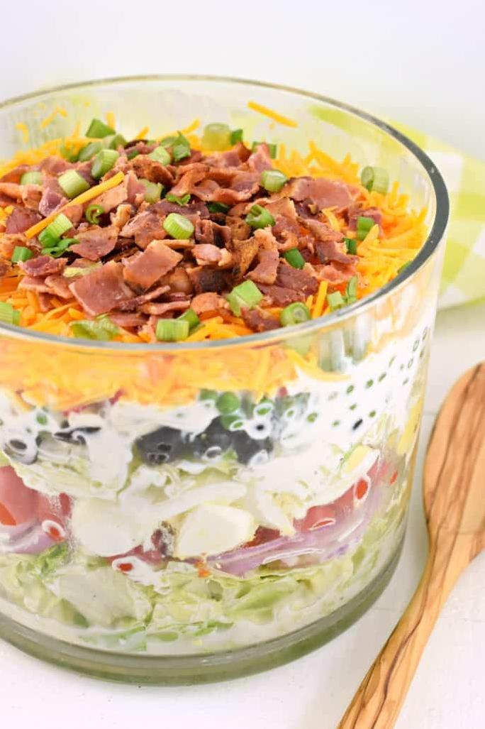  A perfect Southern twist on the classic layered salad