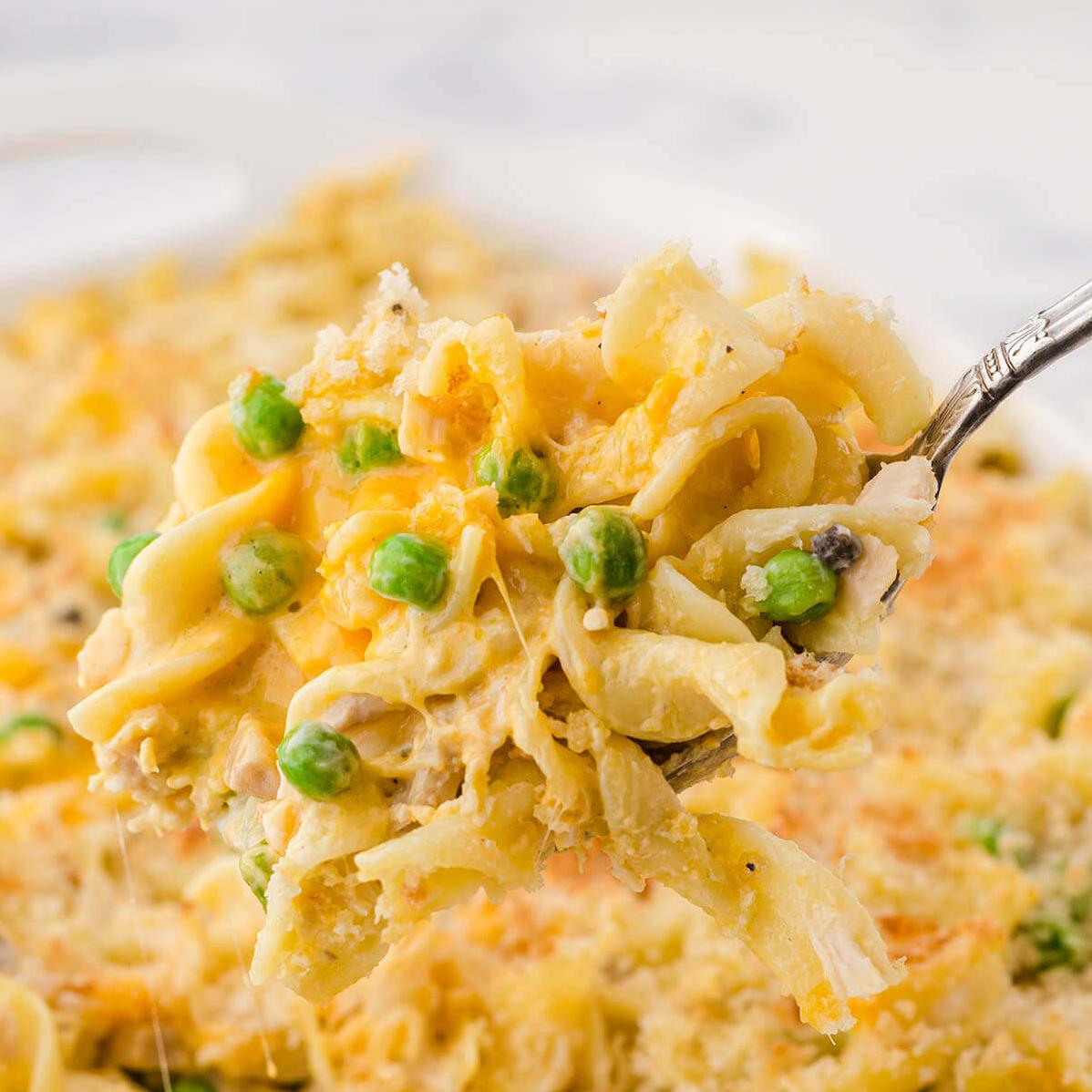  A perfect way to warm your soul and your body, this tuna casserole recipe is comfort food at its best.