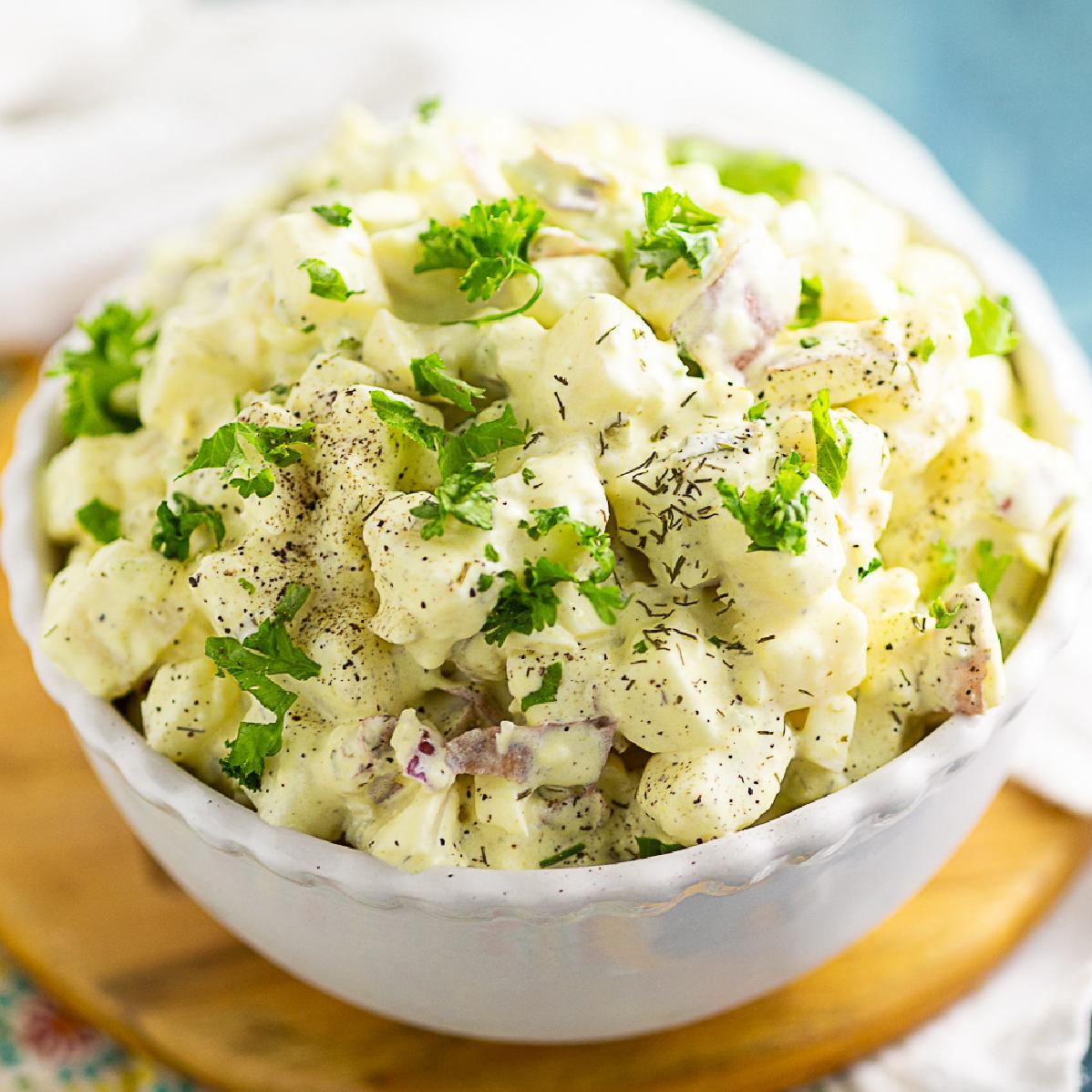  A refreshing and palate-cleansing combination of celery, onions, and mayo