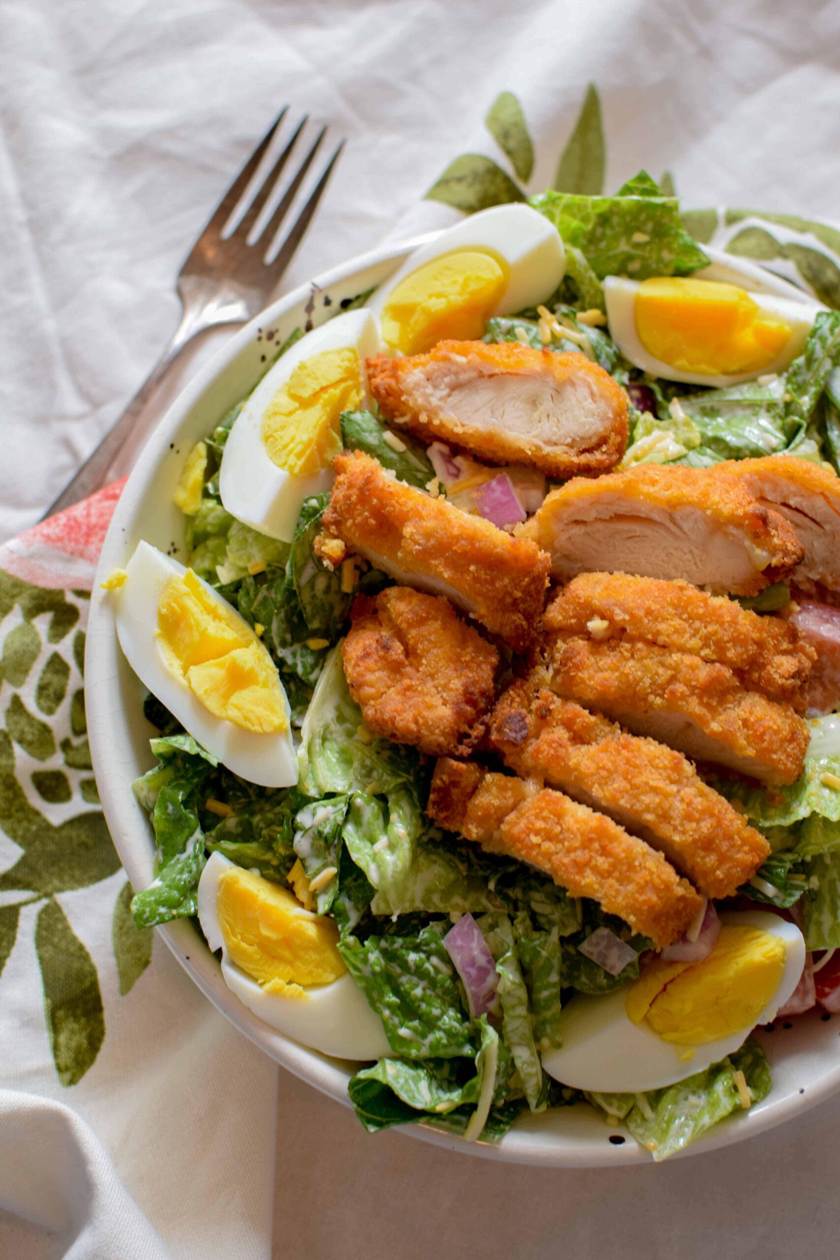  Add some crispy crunch to your greens with this southern-style chicken salad