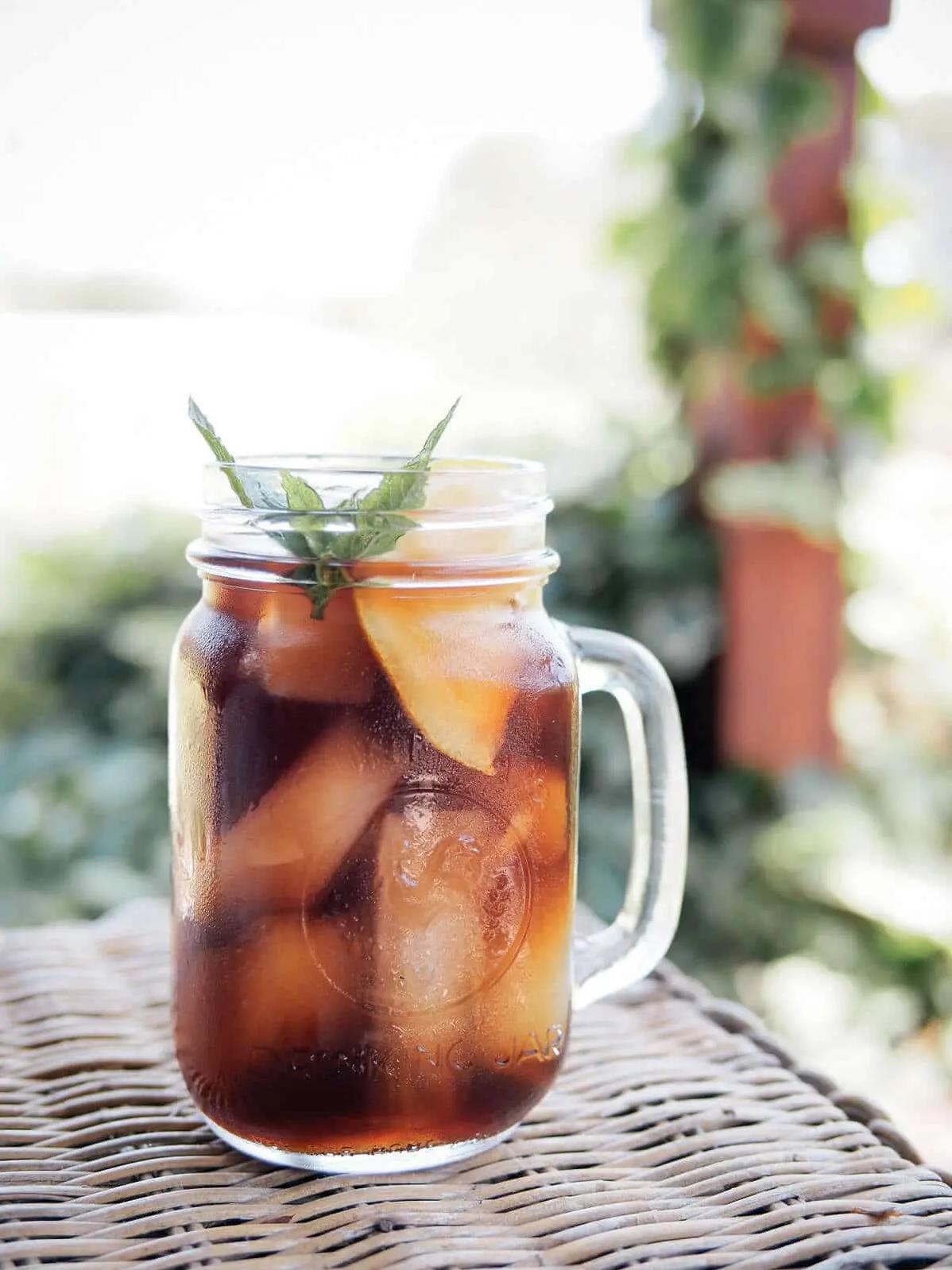  Ah! The golden color of freshly brewed southern iced tea is a sight for sore eyes!