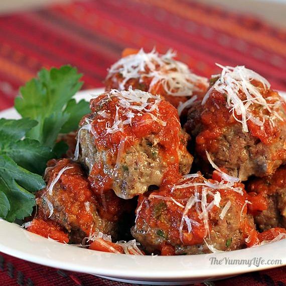  Big John's signature spice blend gives these meatballs their unique flavor.