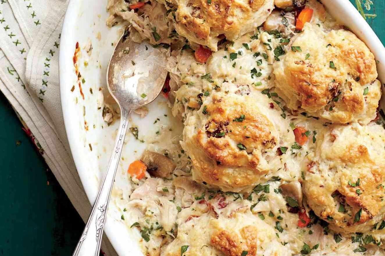  Biscuits and chicken are a classic pairing that never go out of style.