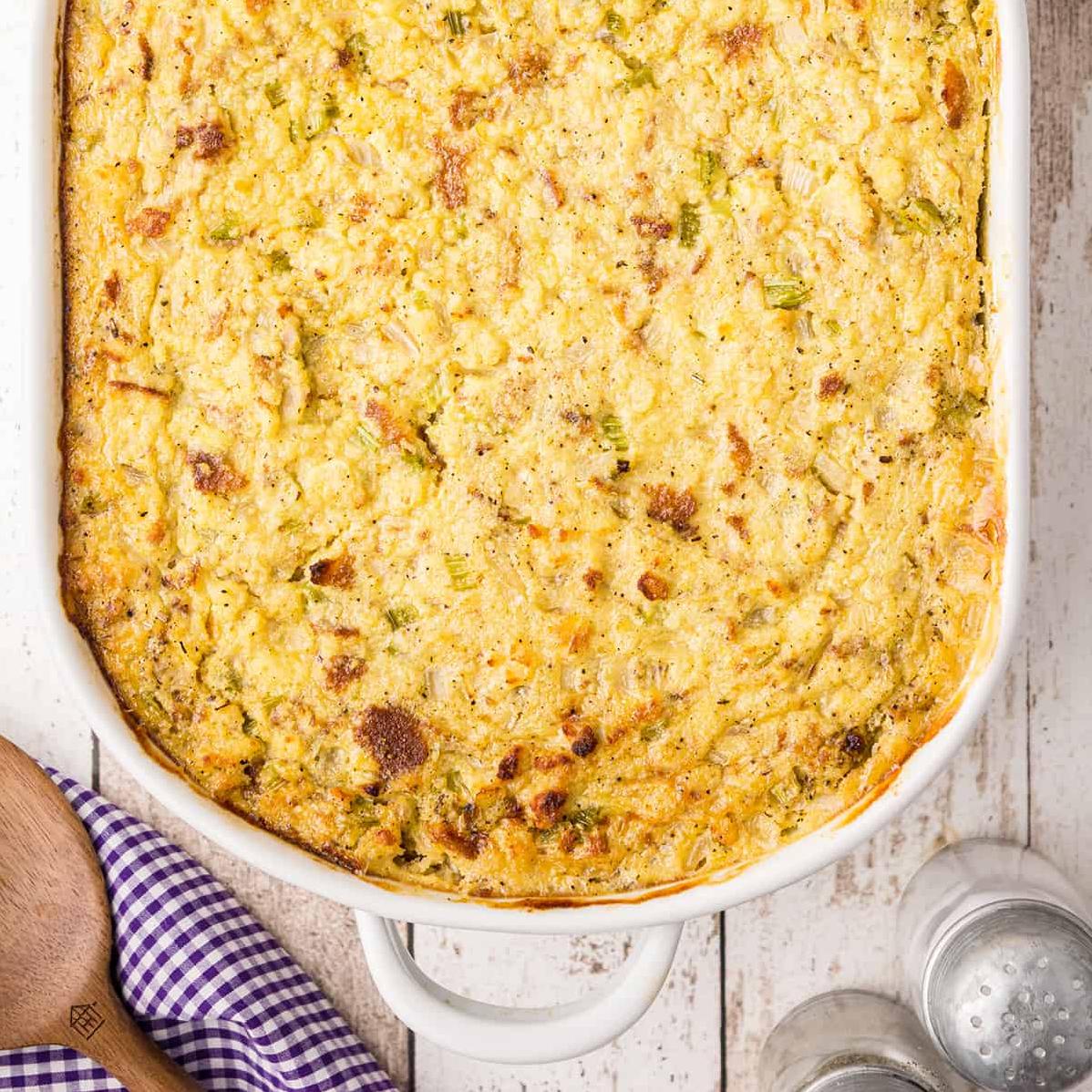  Bring some southern charm to your table with our classic cornbread dressing recipe.