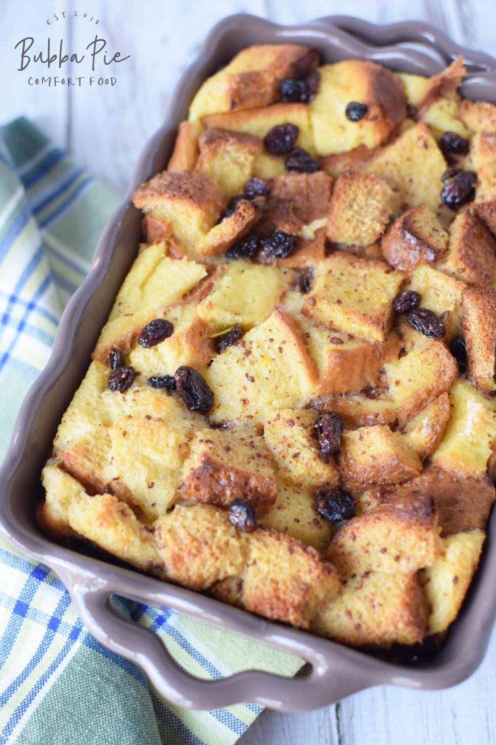  Bring the flavors of the South to your table with this easy bread pudding recipe.