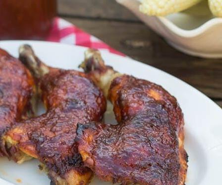  Char-grilled and dripping in BBQ sauce, this chicken is a treat for the eyes and taste buds.