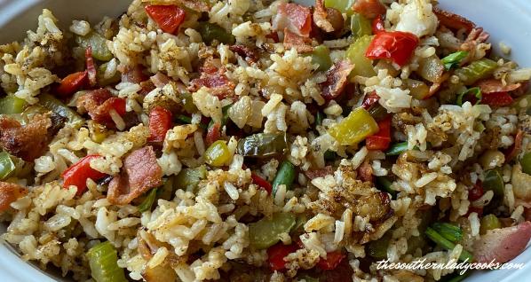  Classic ingredients combine with unexpected flavors to create a truly unique fried rice.