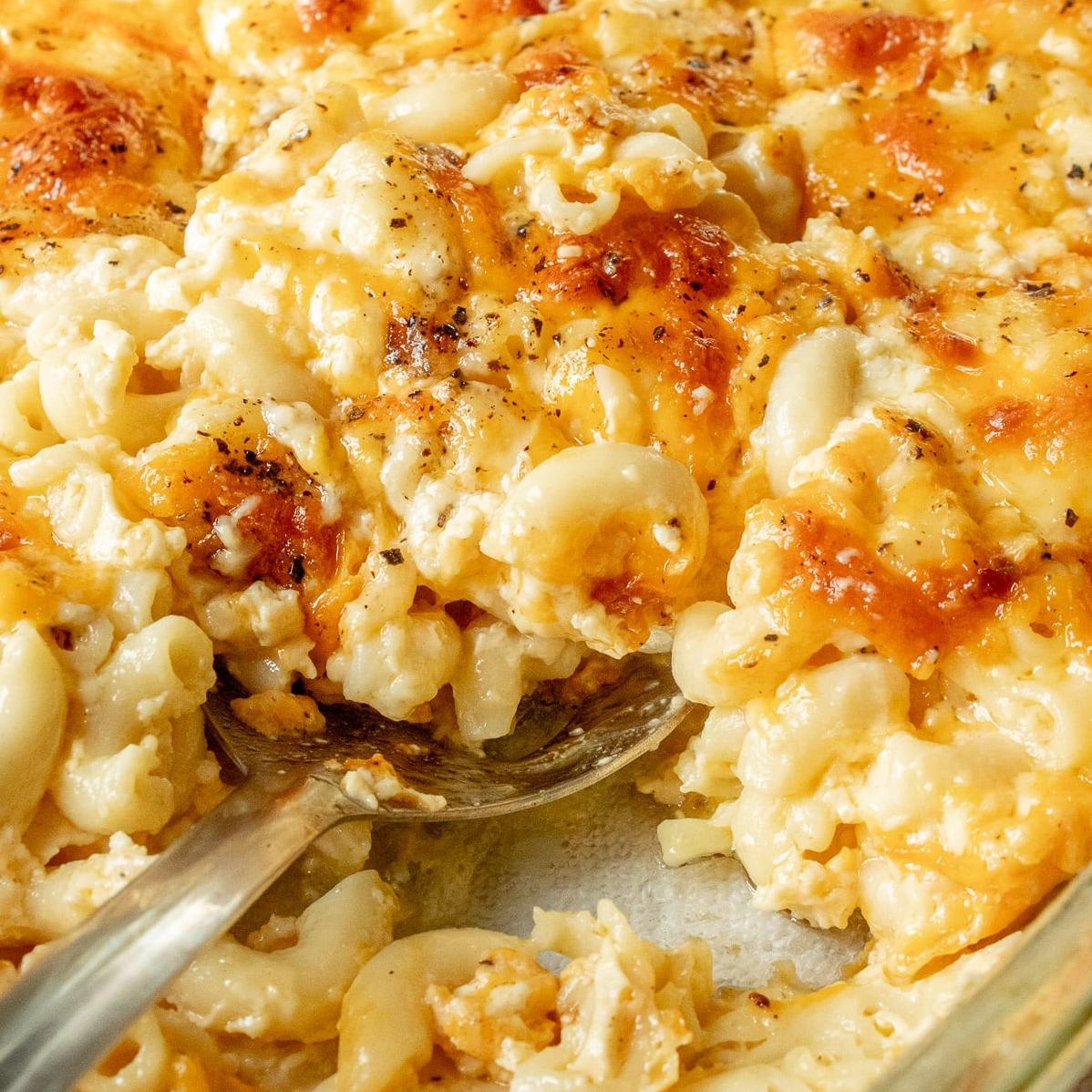  Comfort food at its finest: Southern-style mac n cheese.