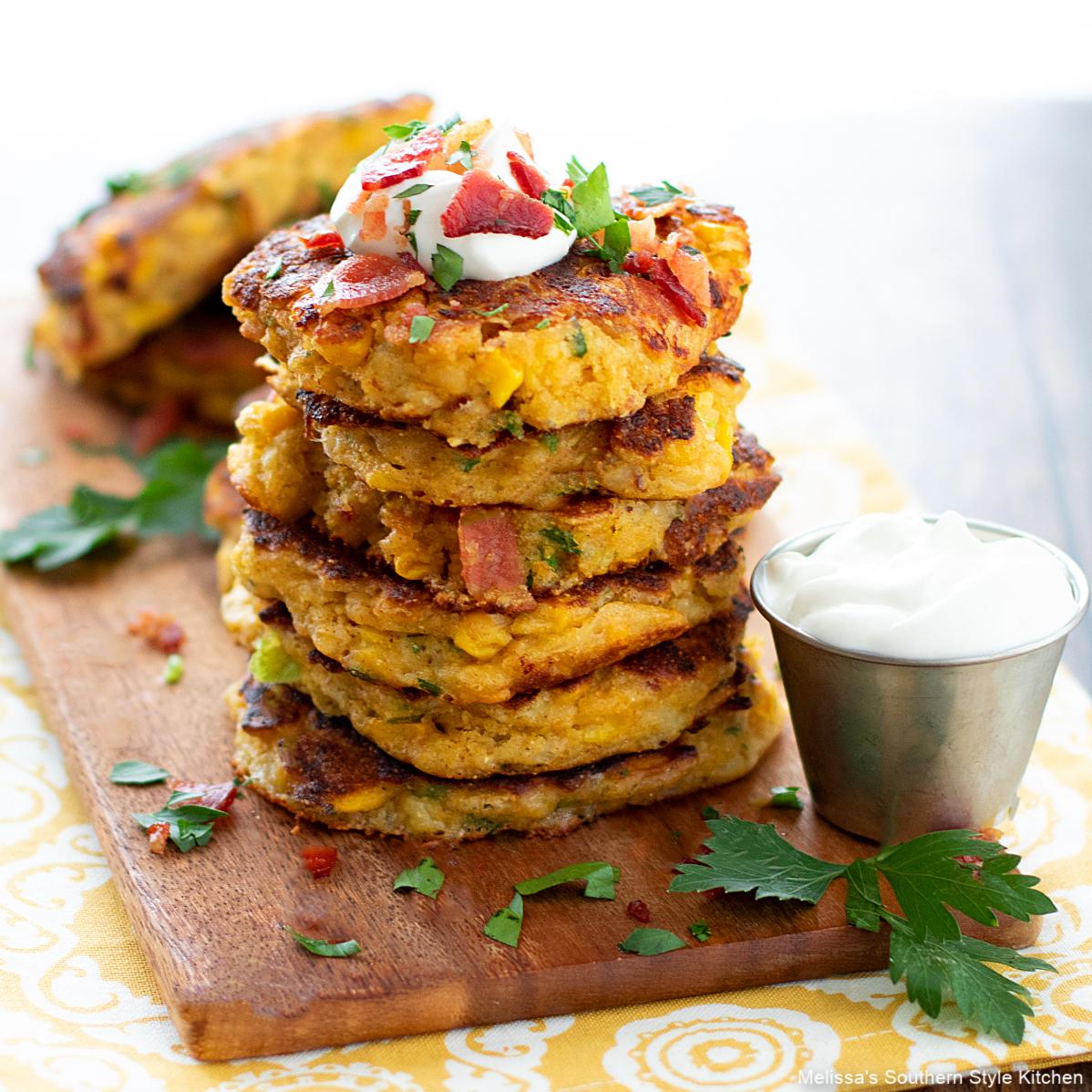 Corn cakes so good, you won't need a side dish