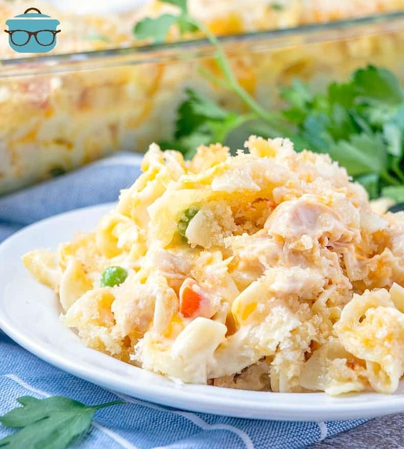  Creamy and cheesy, this casserole is sure to impress