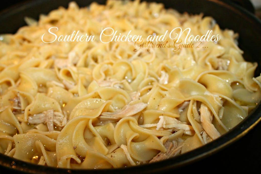  Creamy, dreamy southern-style noodles topped with juicy chicken