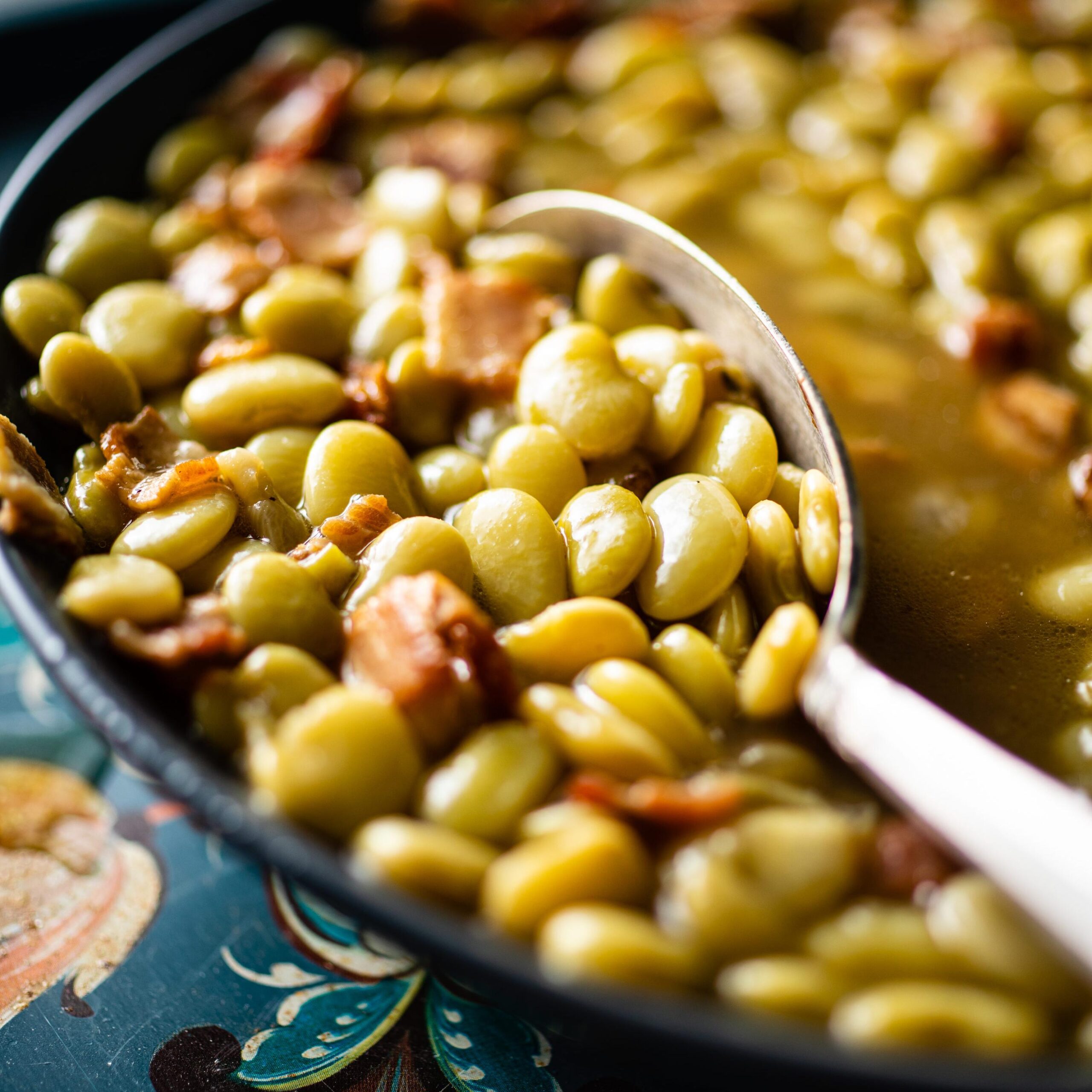  Creamy, flavorful and oh-so-comforting – these lima beans are the real deal.