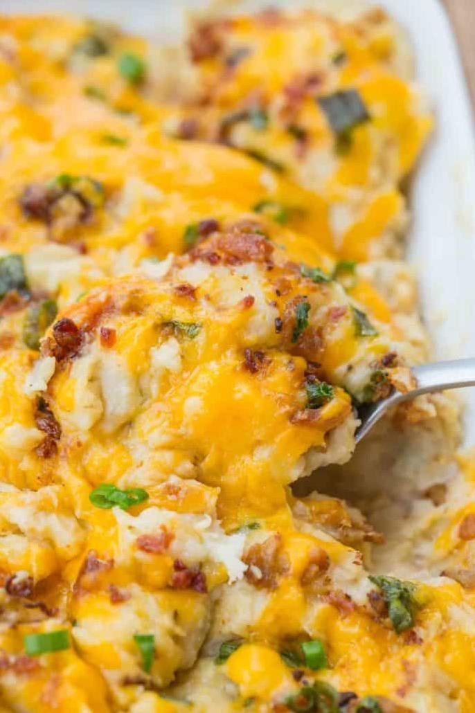  Creamy mashed potatoes loaded with southern goodness!
