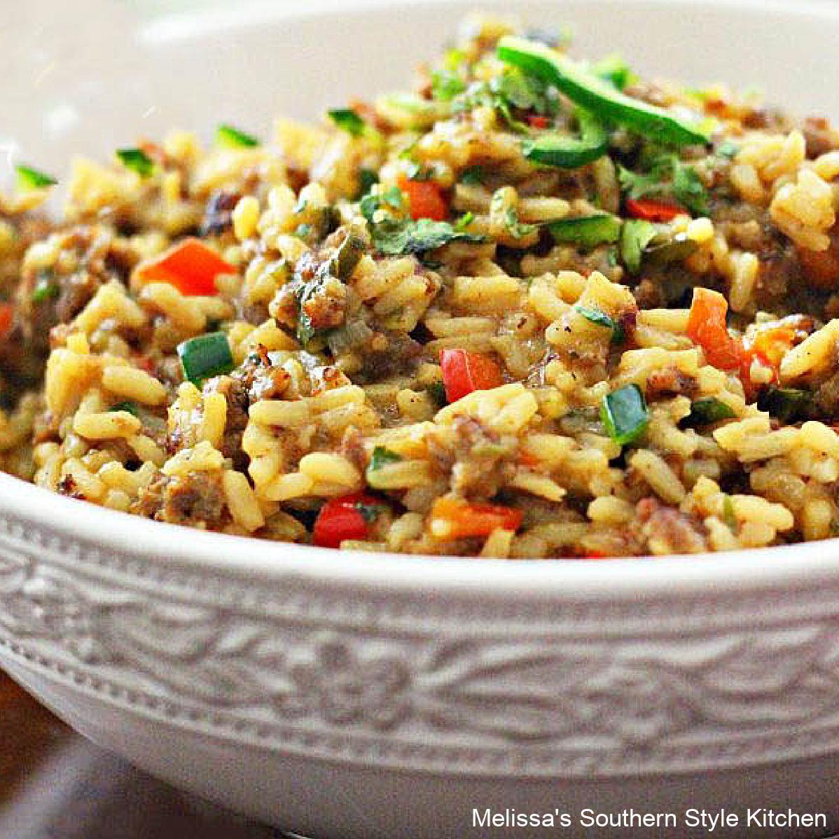  Creamy, rich textures – this Southern rice recipe will make you feel right at home.