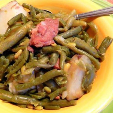  Delicious and savory, this green bean, ham, and potato recipe will win the hearts of all southern food fans.