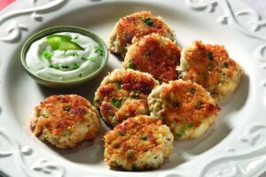Delicious Southern Crab Cakes With Cool Lime Sauce