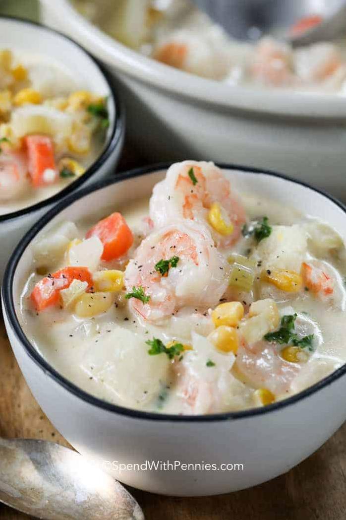  Dive into a bowl of creamy Southern fish chowder.