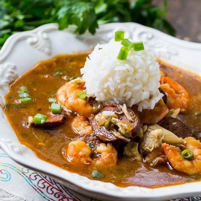  Dive into a bowl of this hearty and delicious gumbo