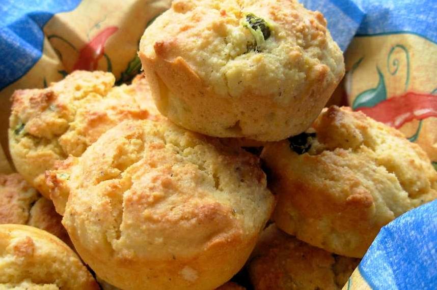  Don't let the look fool you; these muffins pack a flavorful punch.
