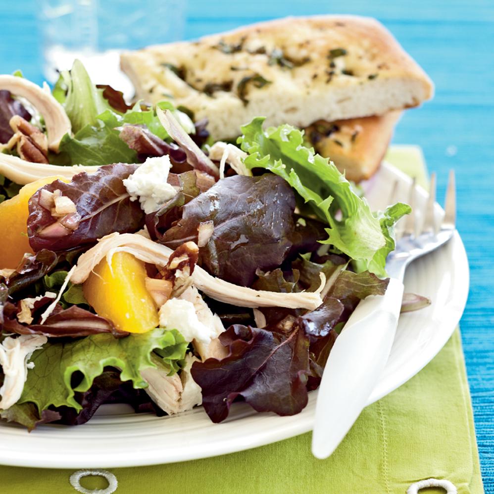  Every bite of this salad is like a taste of the southern sunshine.