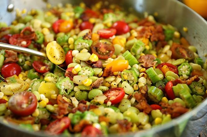  From the lima beans to the corn, every ingredient in this Southern Style Succotash plays a crucial role in the dish's distinctive flavor.