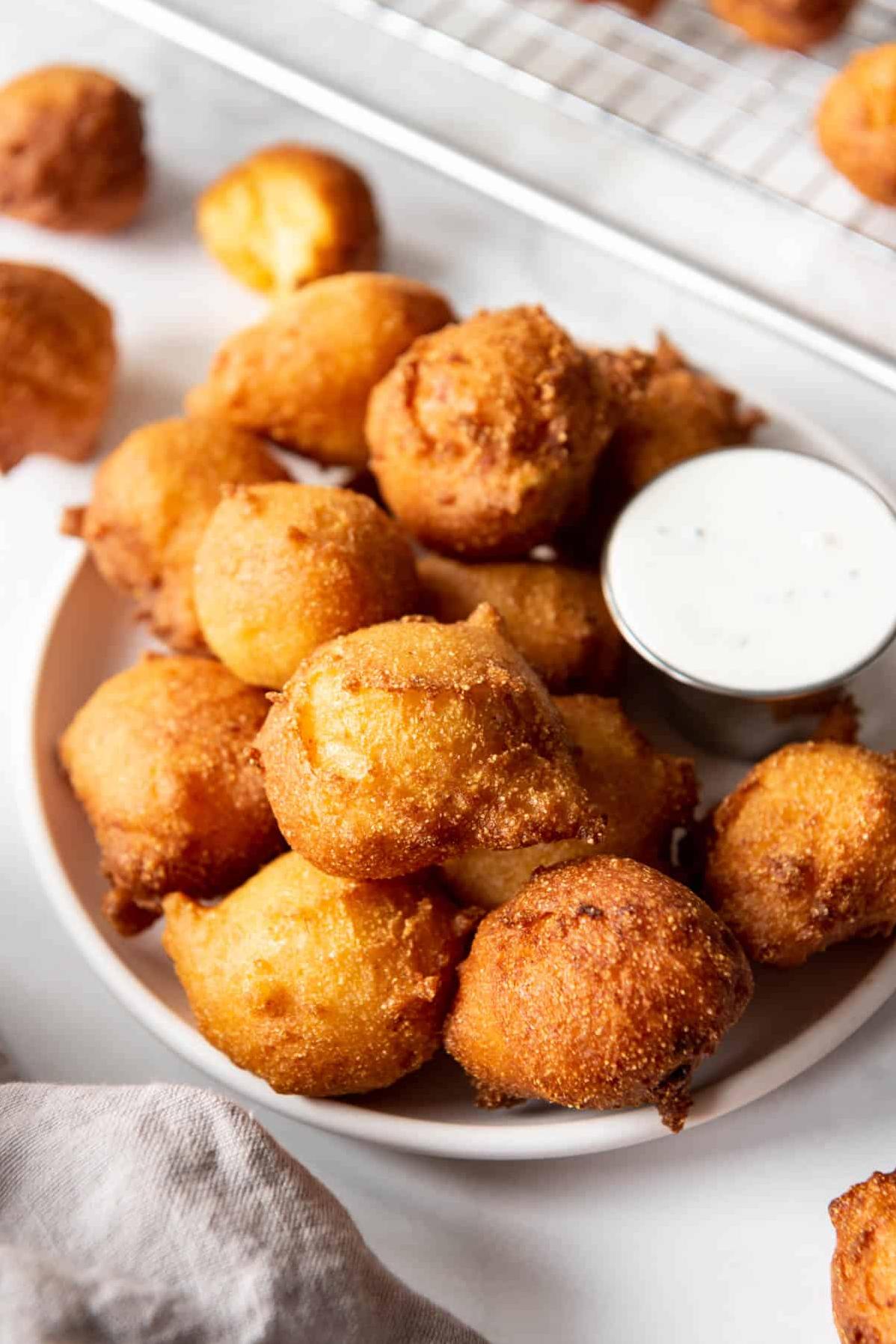  Get ready to add a new favorite to your recipe book with Frank's Southern Hush Puppies.