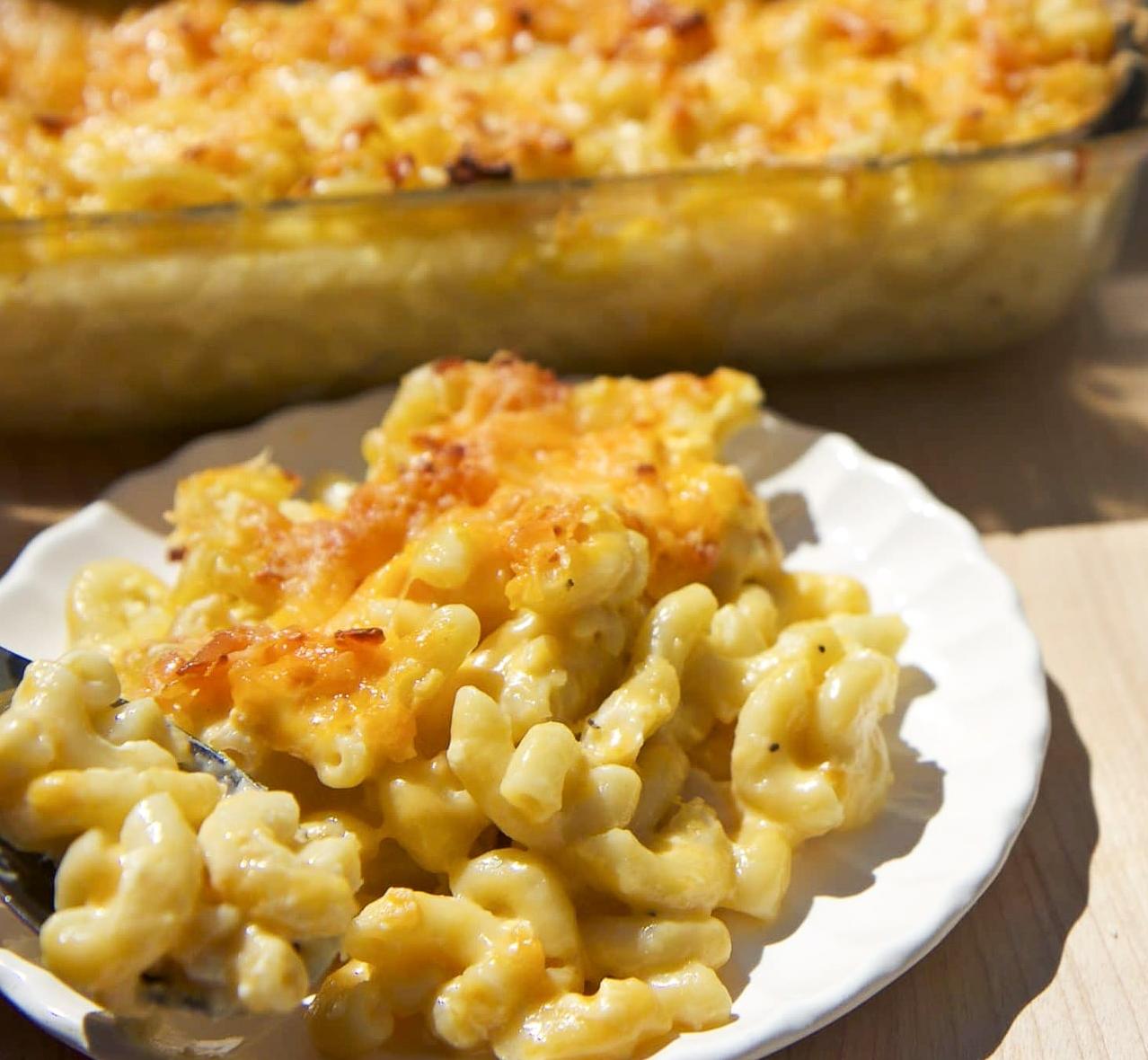  Get ready to dig in to the ultimate comfort food with this Southern-style mac and cheese.