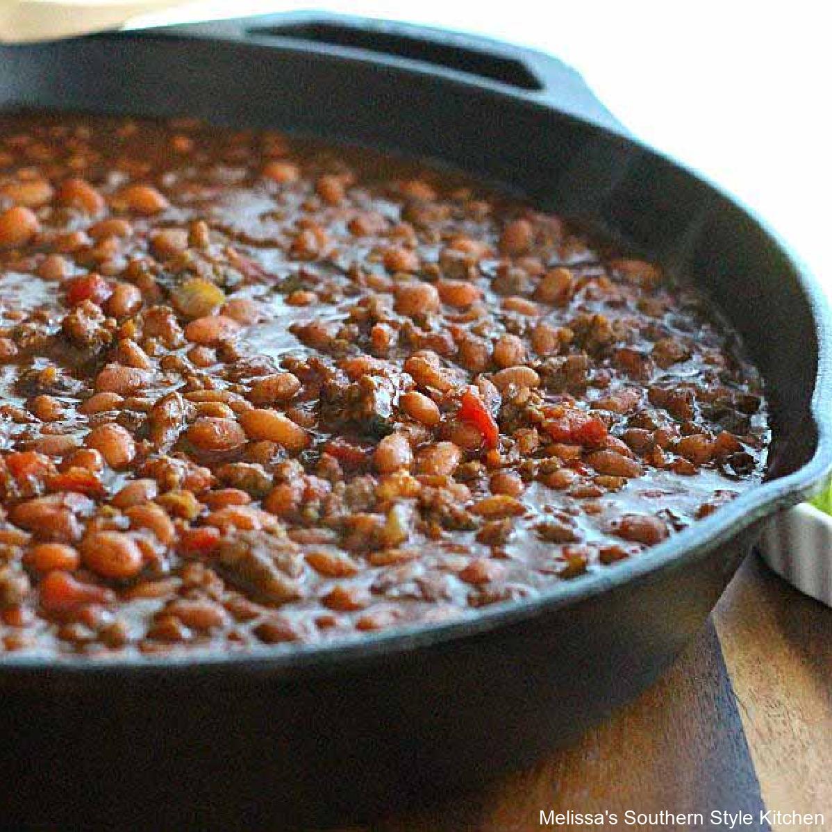  Get ready to dive into a bowl of smoky, saucy Southern Barbecue Baked Beans.