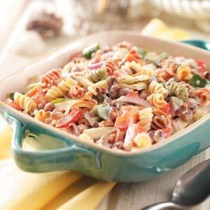 Get your pasta on with this delectable salad.