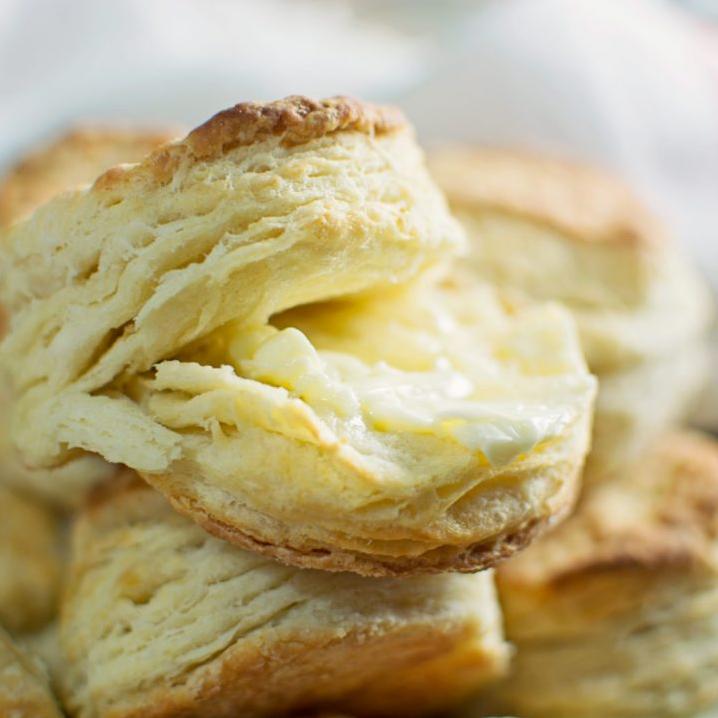  Golden brown and flaky – these biscuits are the epitome of Southern cooking.