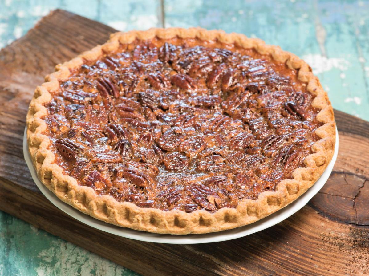  Gooey and golden: a slice of Southern pecan pie is pure indulgence.