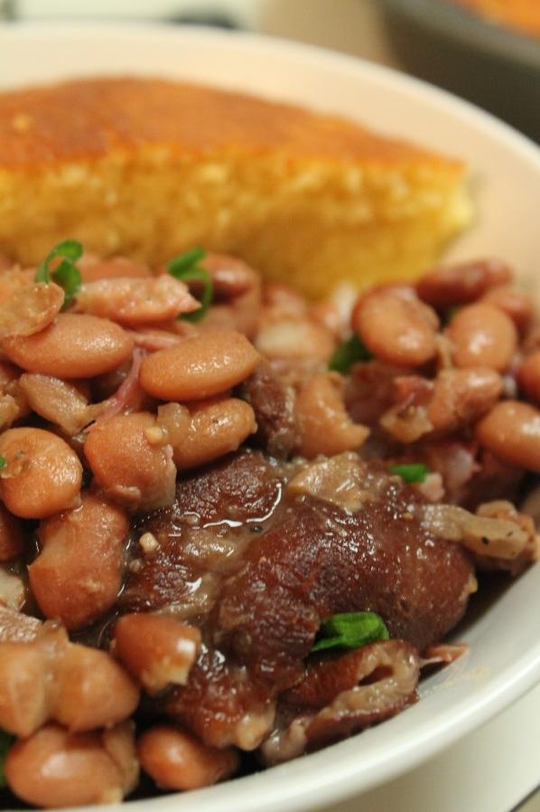  Hearty and filling: Slow-cooked ham hocks and pinto beans