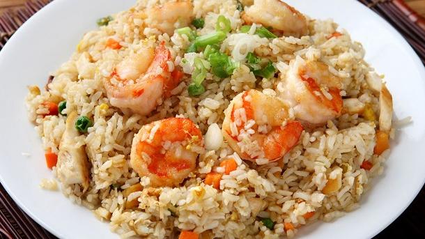  Hearty, filling, and absolutely delicious - this fried rice will satisfy even the biggest of appetites.