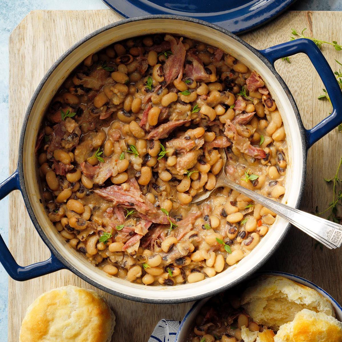  I could eat these black-eyed peas every day!