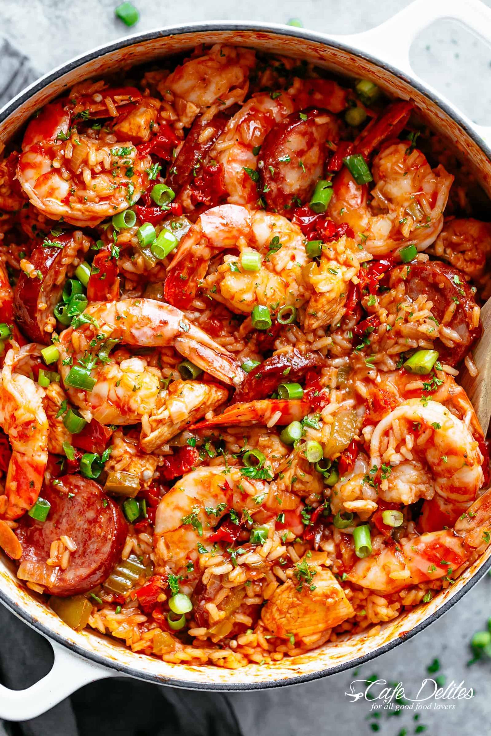  If you're a fan of Cajun cuisine and spicy foods, this Jambalaya won't disappoint.