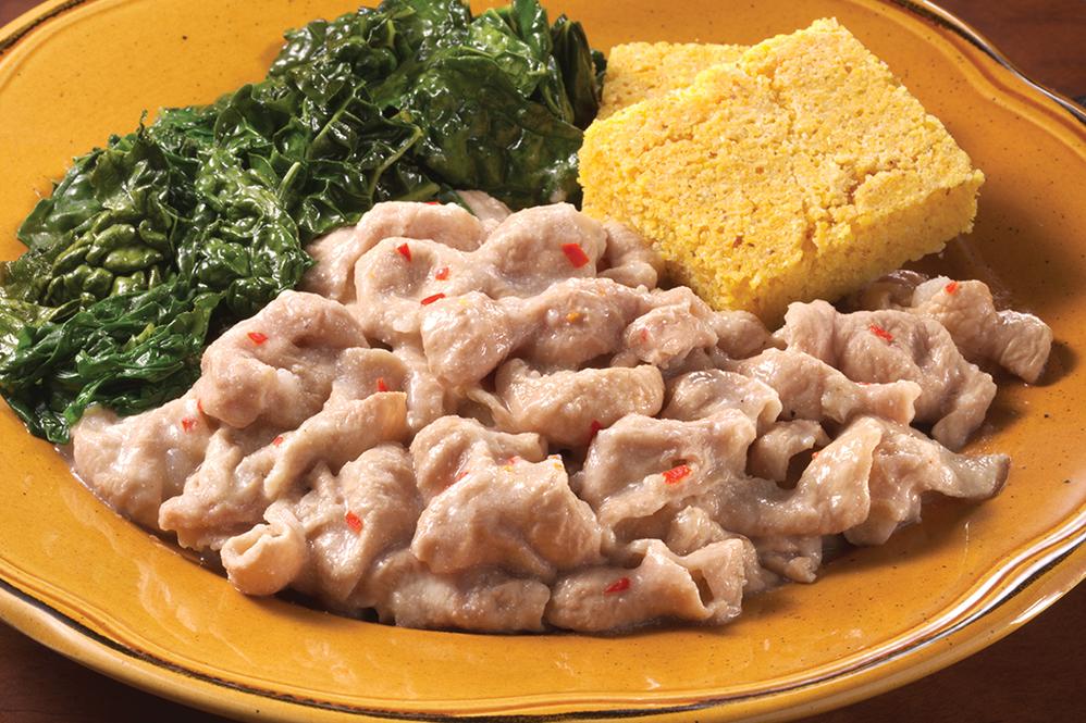  If you're looking for an authentic Southern meal that's full of flavor and fire, try these hot chitterlings.