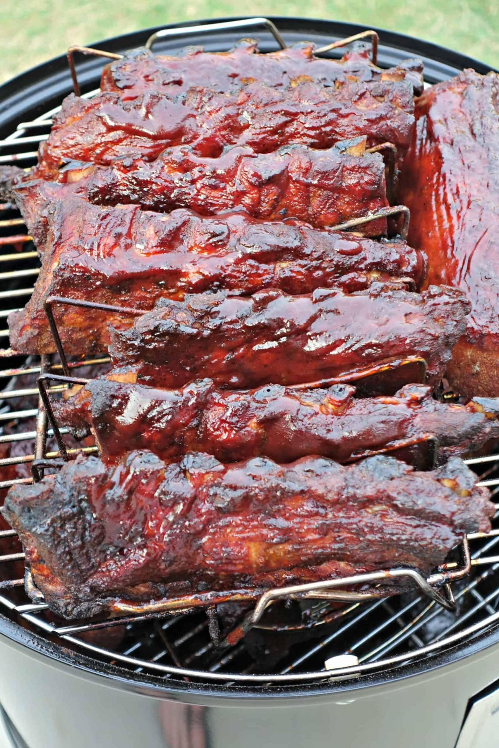  Juicy and tender baby back ribs smoked to perfection.
