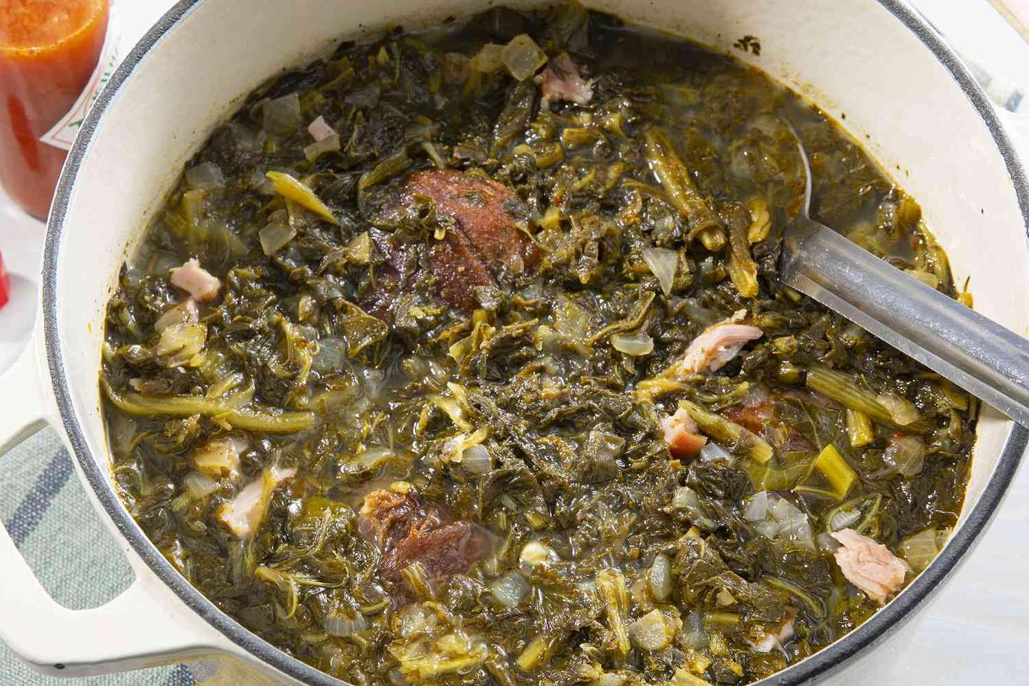  Just one bite of these collard greens and you'll feel like you're in the heart of Dixie