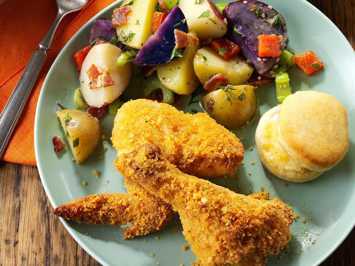  Let your taste buds take a trip down south with this crispy, juicy and flavorful chicken!