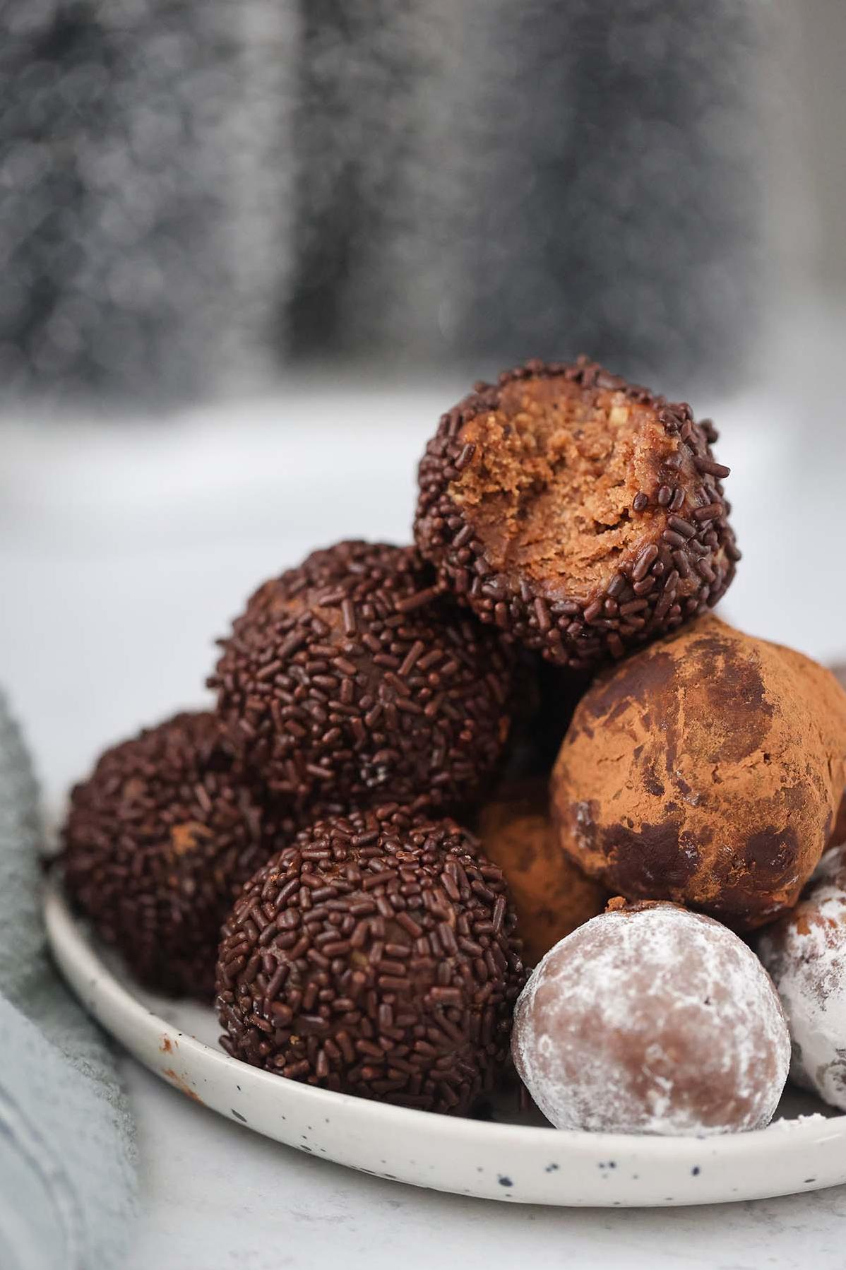  Make a big batch of Southern Rum Balls and watch them disappear in no time.
