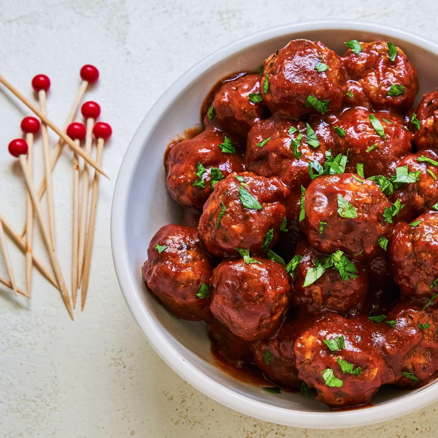 Make sure to grab a napkin because these juicy, flavorful meatballs are finger-lickin' good.
