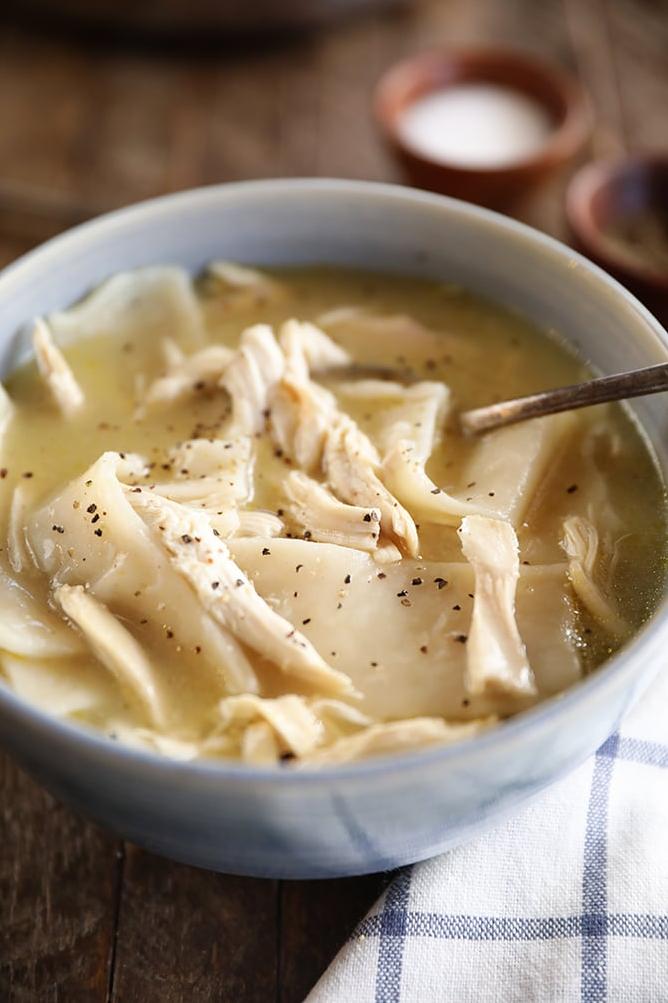  Mmm, the aroma of slow-cooked chicken and dumplings wafting through the kitchen is just unbeatable.