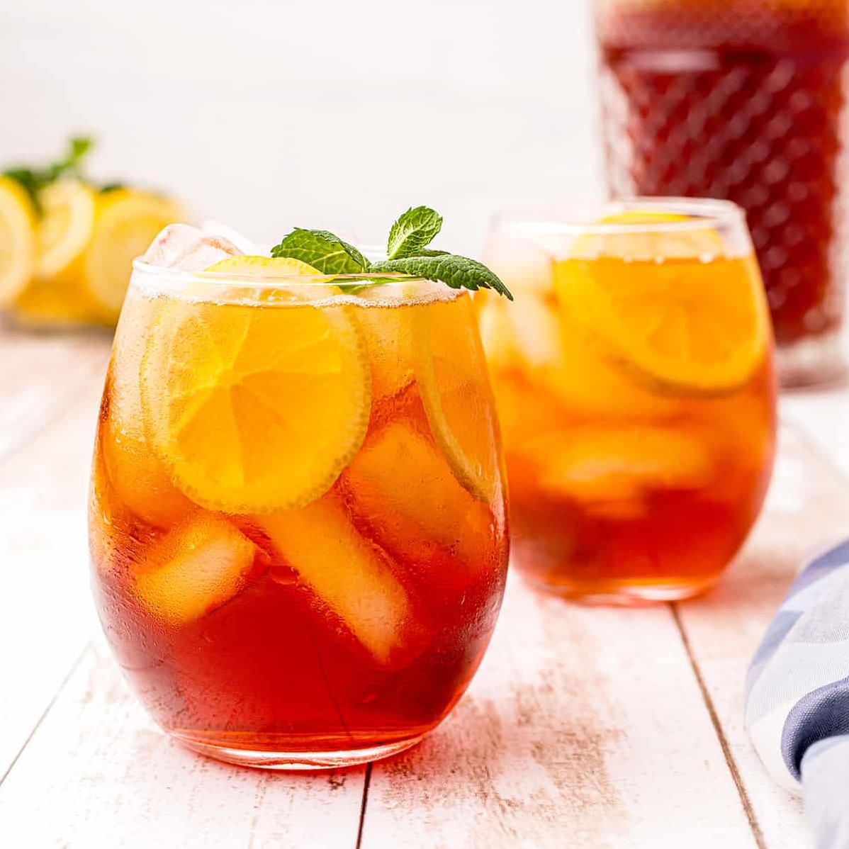  Nothing beats a refreshing glass of sweet tea on a hot summer day.
