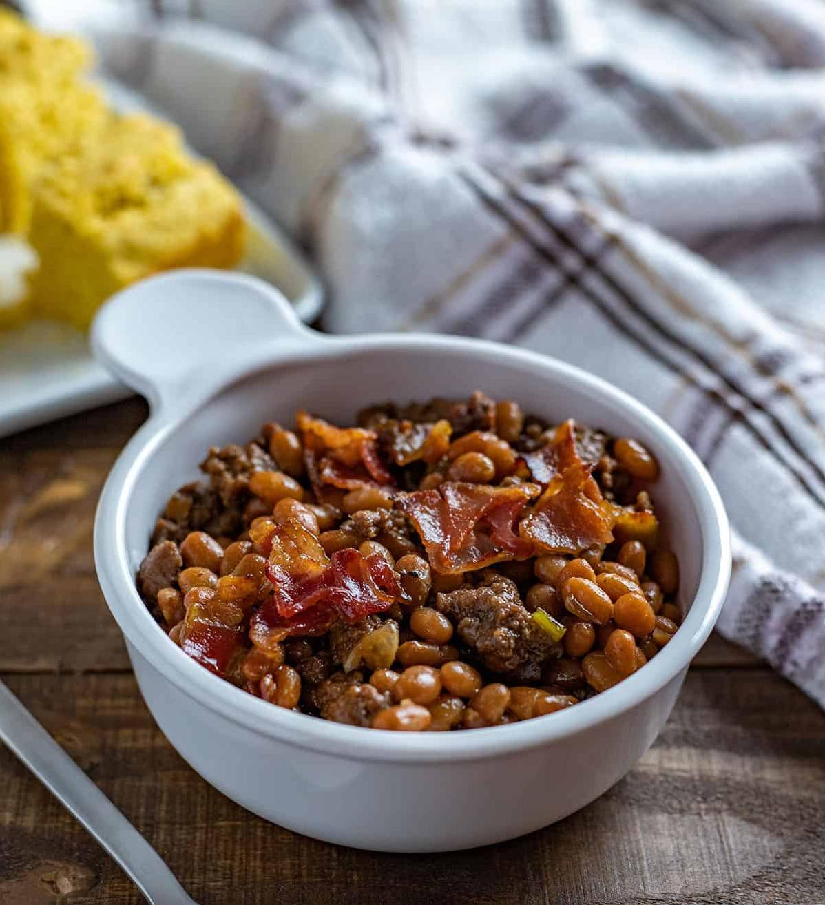  Nothing beats the smell of a freshly baked bean casserole!