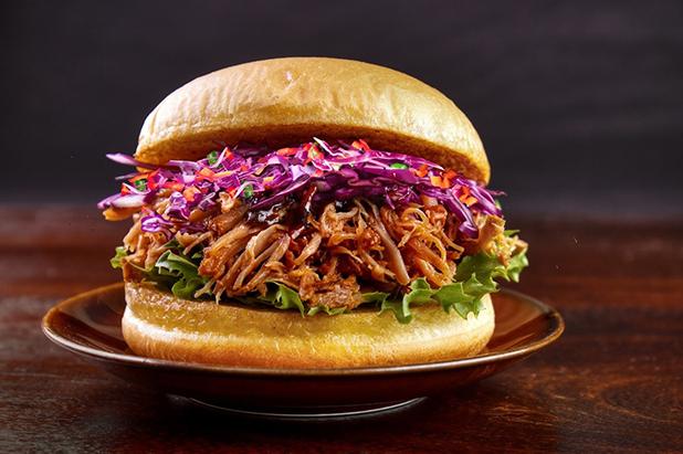  Nothing says southern BBQ like a heaping pulled pork sandwich!