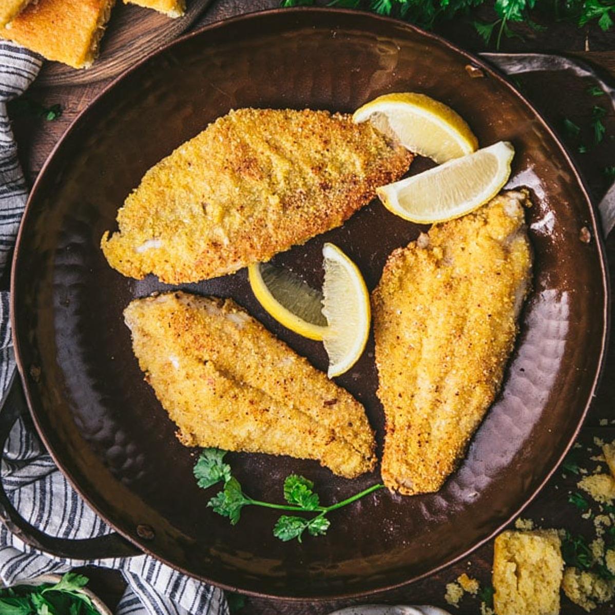  Once you drop your catfish in the hot oil, leave it alone! No need to fuss with it while it cooks.